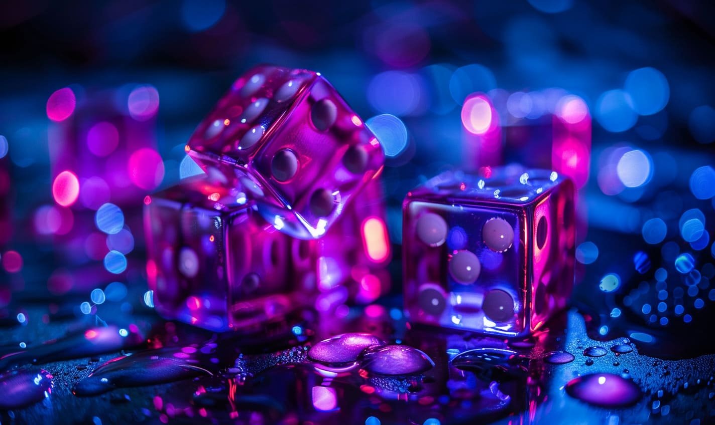 Permainan meja kasino klasik dengan dealer dan pemain